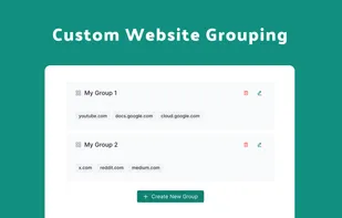 Custom Website Grouping
