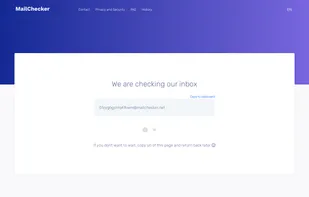 Mailchecker screenshot 1