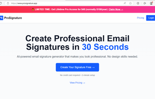 ProSignature screenshot 2