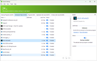 Quick Startup screenshot 3