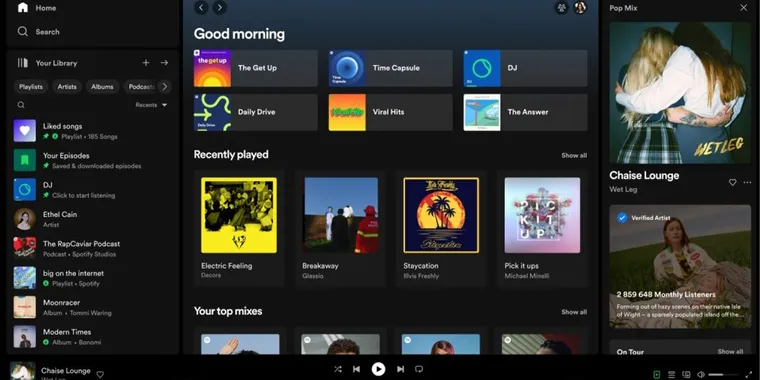 Spotify announces desktop client redesign with improved Your Library and Now Playing interfaces image