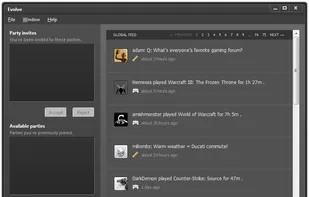 The feed shows you what you're friends have been recently playing.