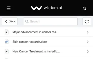 wizdom.ai screenshot 2