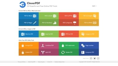 cleverpdf-homepage