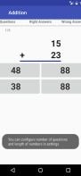 Arithmetic practice and tests screenshot 2