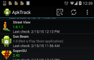 ApkTrack screenshot 1