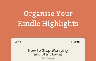 Export and organize your Kindle highlights