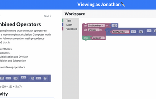 Teacher view student's solution