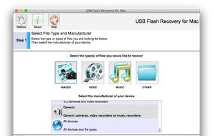 321Soft USB Flash Recovery screenshot 1