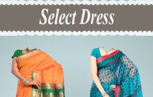 Women Saree Photo Making screenshot 1