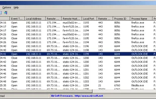 TcpLogView screenshot 1