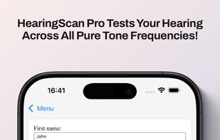 Hearing Scan Pro on iPhone