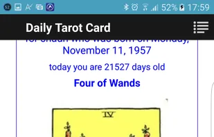 Daily Tarot screenshot 1