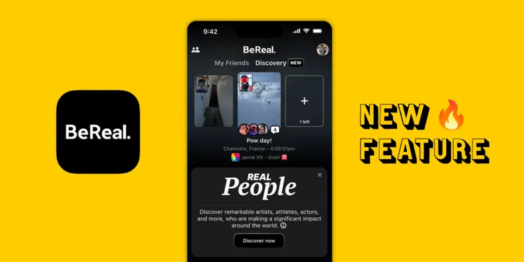 BeReal launches RealPeople: A curated collection of unfiltered glimpses into the famous individuals image