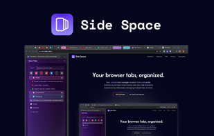 The main interface of Side Space