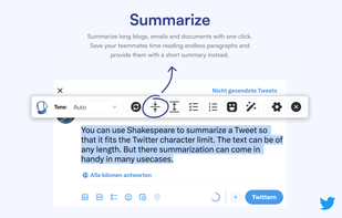 Shakespeare AI Toolbar screenshot 1