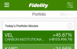 Fidelity Investments screenshot 1