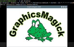 GraphicsMagick screenshot 1