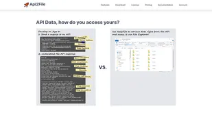 Api2File screenshot 1