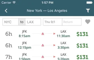 Skiplagged screenshot 1
