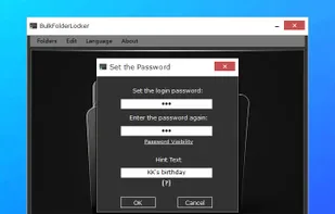 BulkFolderLocker screenshot 2