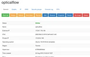 LunaNode screenshot 1