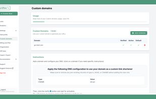 custom domains