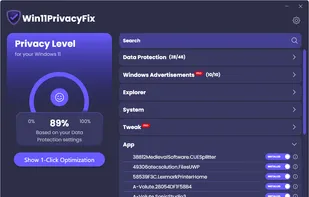 Win11PrivacyFix screenshot 1