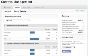 ApPHP Survey screenshot 3