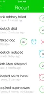 Recur - The Reverse To-Do List screenshot 1