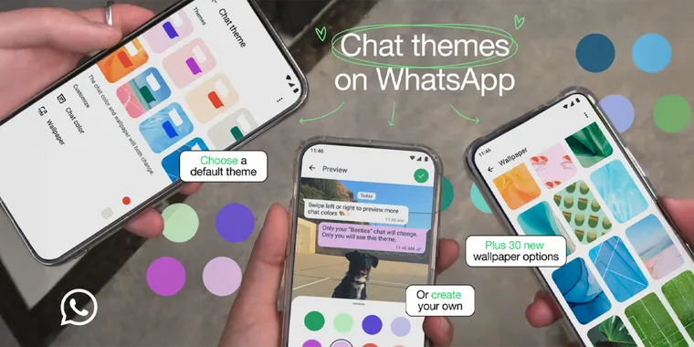 WhatsApp introduces customizable themes and backgrounds for chats and channels image