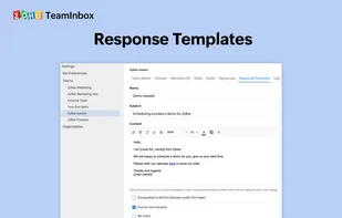 Response Templates