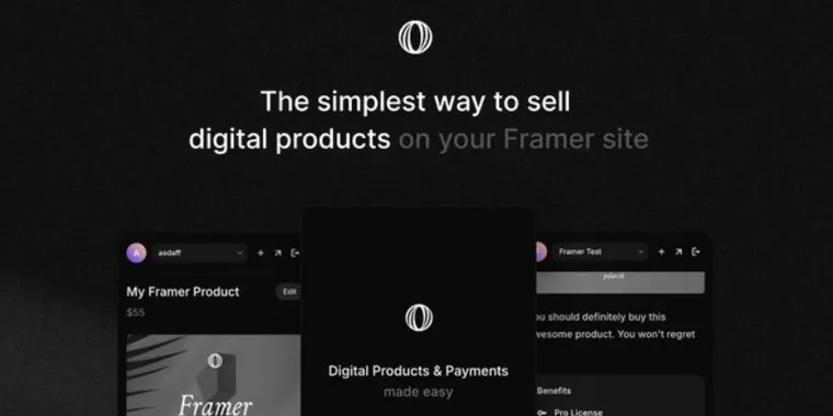 Polar plugin: the easiest way to sell digital product on Framer sites. image
