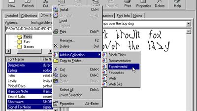 Font Management