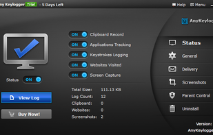 iSeeGuard AnyKeylogger screenshot 1