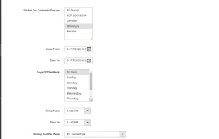 Magento 2 CMS Display Rules Extension screenshot 3