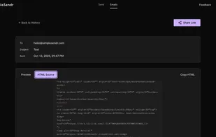 view a browser rendering and create share links