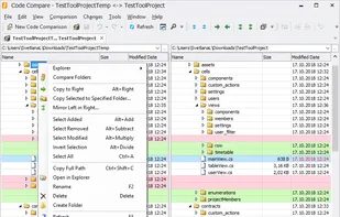 Code Compare screenshot 1