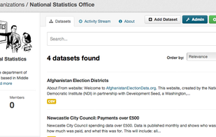 CKAN screenshot 1
