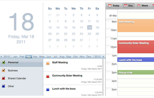 Interactive Online Planning Calendar