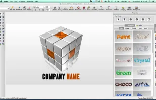 Aurora 3D Text &amp; Logo Maker screenshot 1