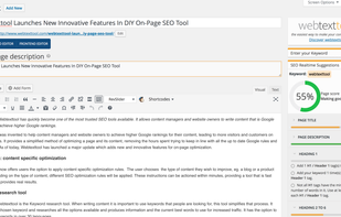Webtexttool screenshot 1
