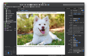 MacJournal screenshot 1