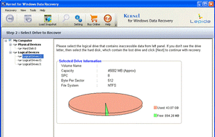 Kernel for Windows Data Recovery screenshot 1