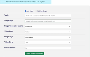 Instavid AI screenshot 1