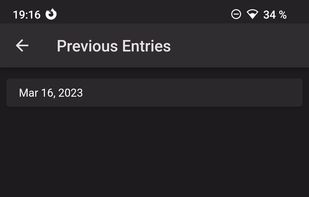 Daily Diary screenshot 2