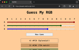 Guess My RGB screenshot 1
