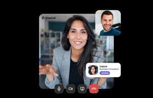 Create the best seamless interaction. Connect web visitors with your experts in real-time.