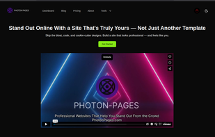PhotonPages Landing Page