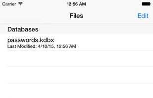 KeePass Touch screenshot 2